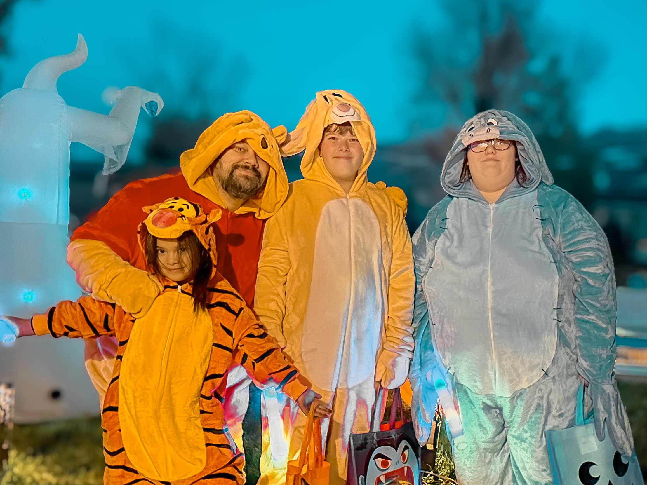 Family having fun together